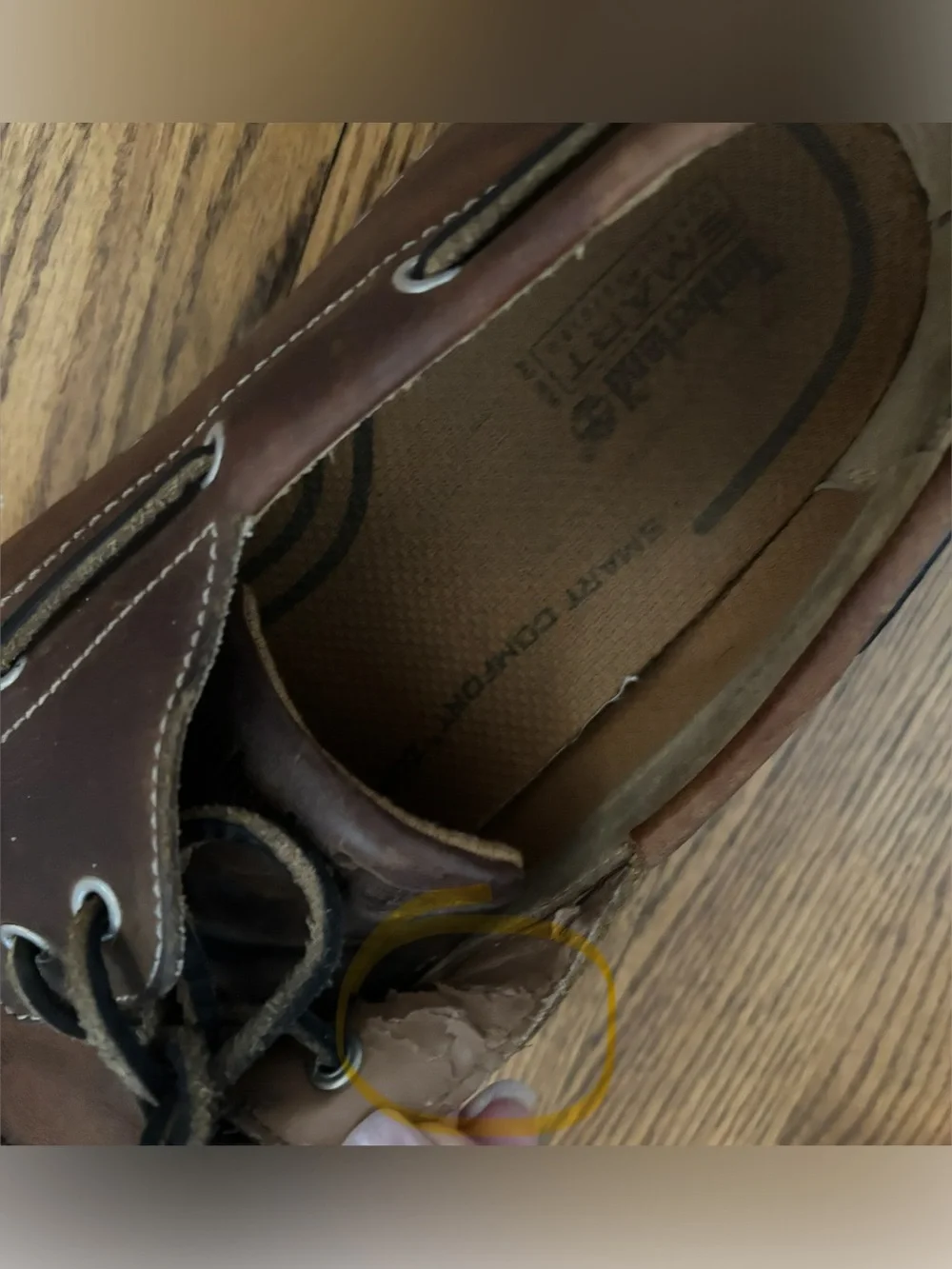 Timberland Men's Classic 2-Eye Brown Leather Boat Shoes - Size 10.5 M